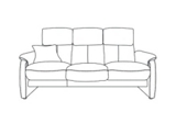 Vito by Schillig 3 seater sofa