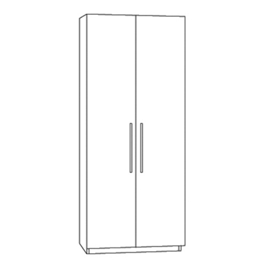 Vogue 2 door wardrobe