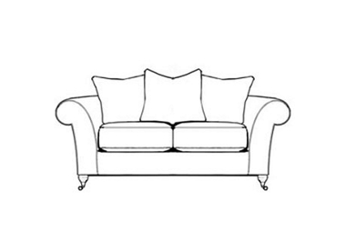 2 str casual back sofa (A)