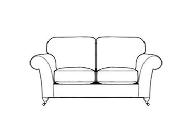 2 str classic back sofa (A)