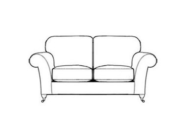 2 str classic back sofa (A)