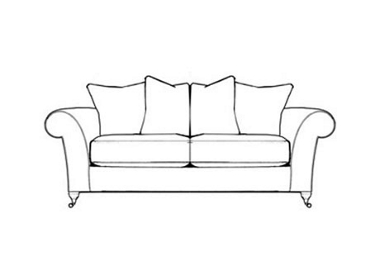 3 str casual back sofa (A)