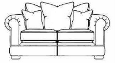 Wentworth. 2 seater casual back sofa