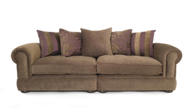 Wentworth. 4 seater casual back sofa