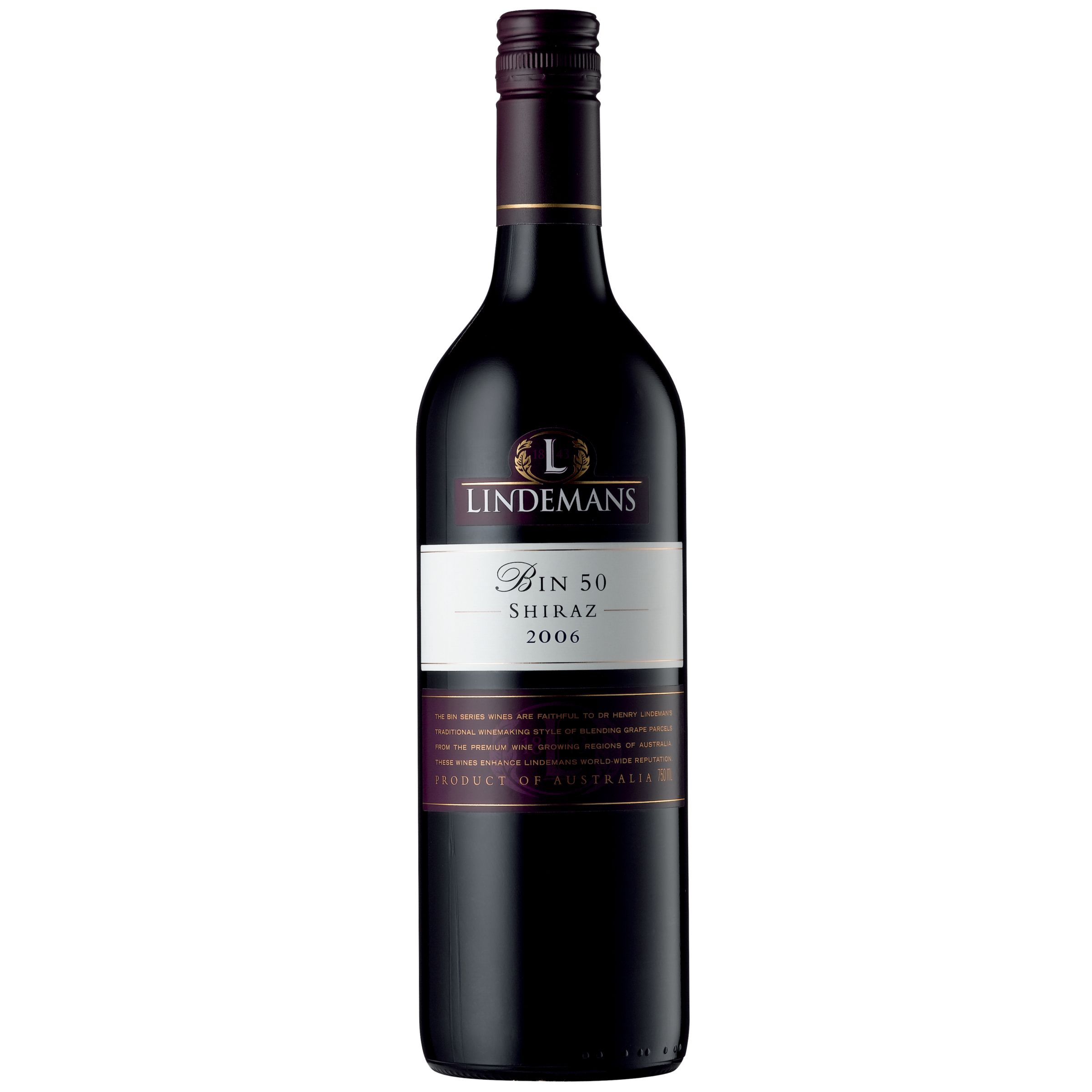 Lindemans Bin 50 Shiraz 2007 SE Australia