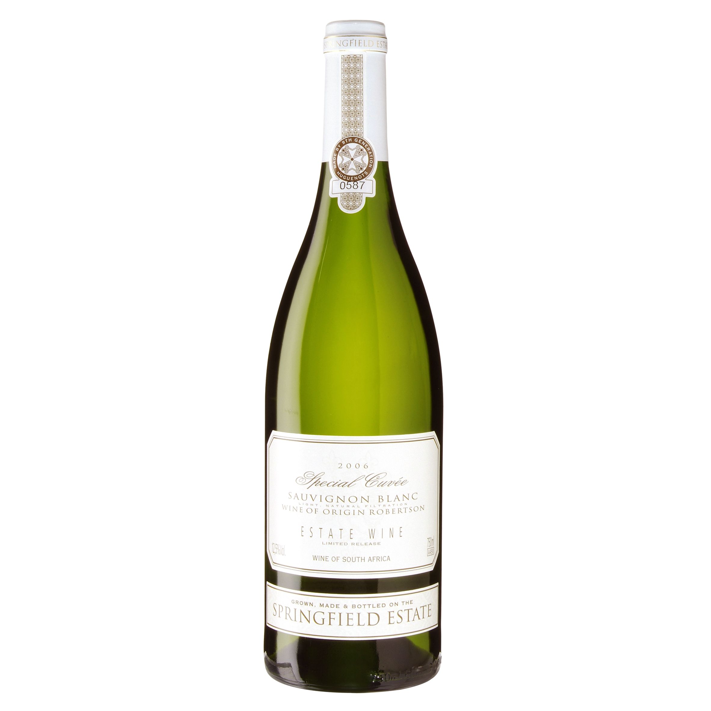 Springfield Estate Special Cuvée Sauvignon Blanc 2009 Robertson, South Africa