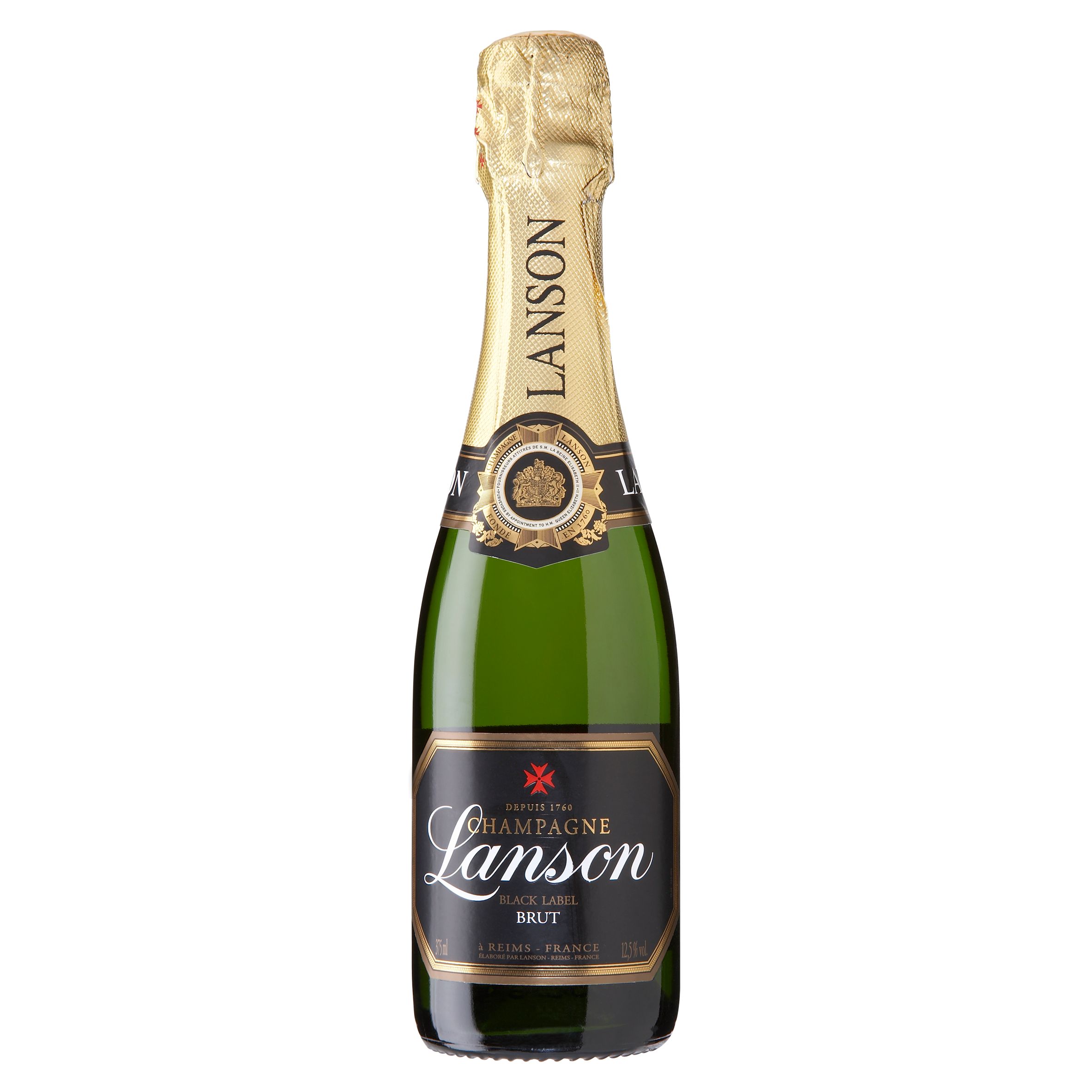Lanson Black Label Brut NV Champagne, France, 37.5cl (half bottle)