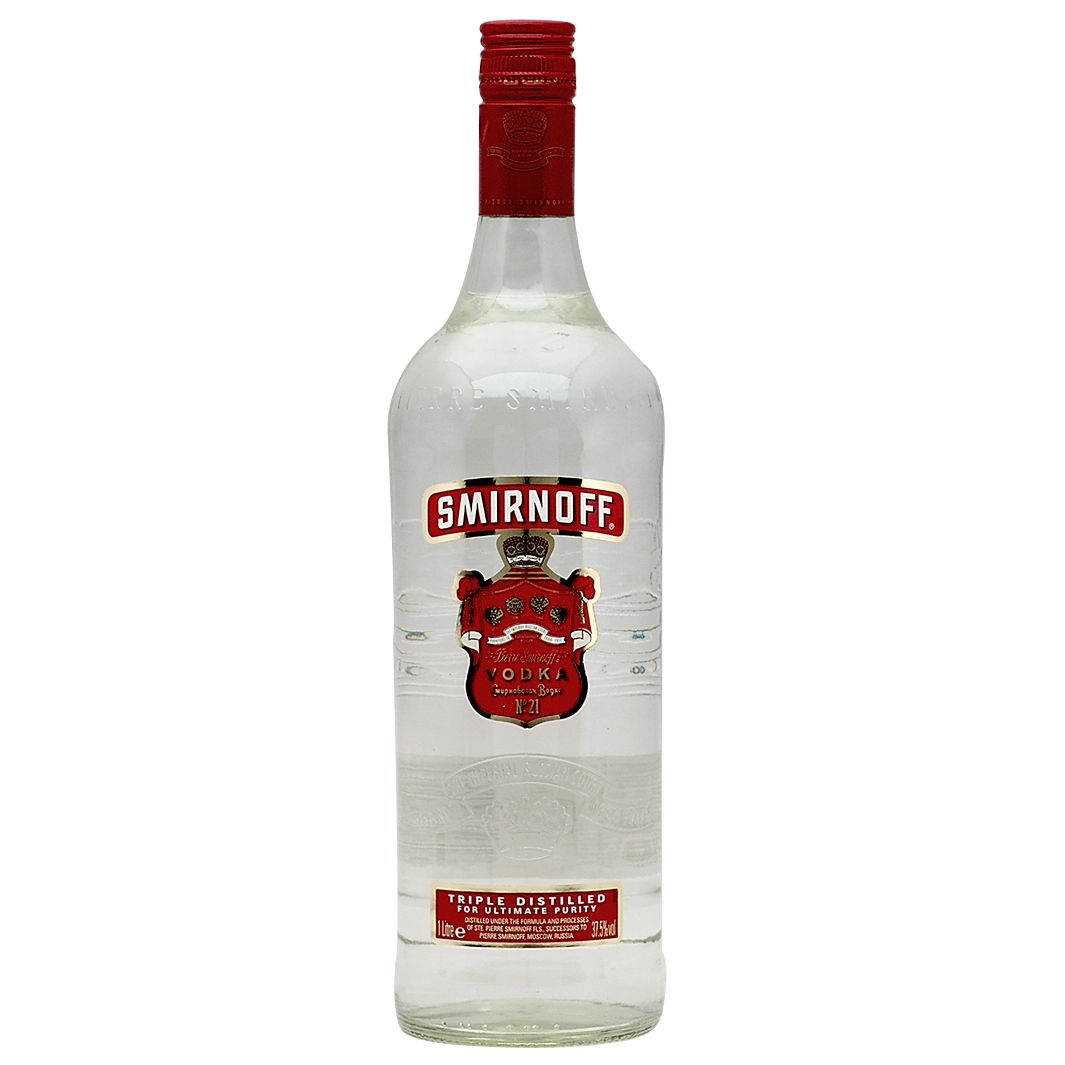 Smirnoff Grain Vodka, Red Label, 1 Litre