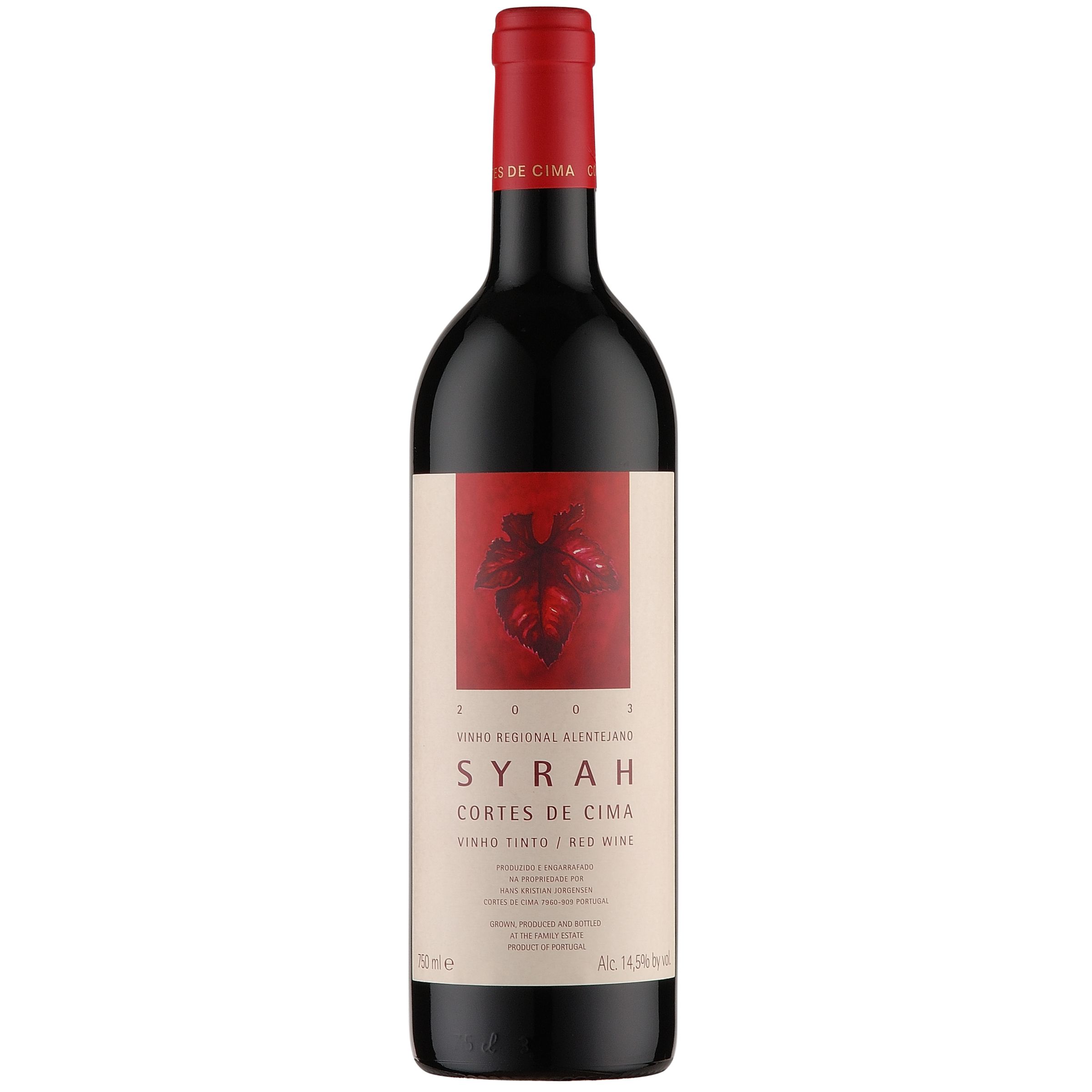 Cortes de Cima Syrah 2004 Alentejo, Portugal 