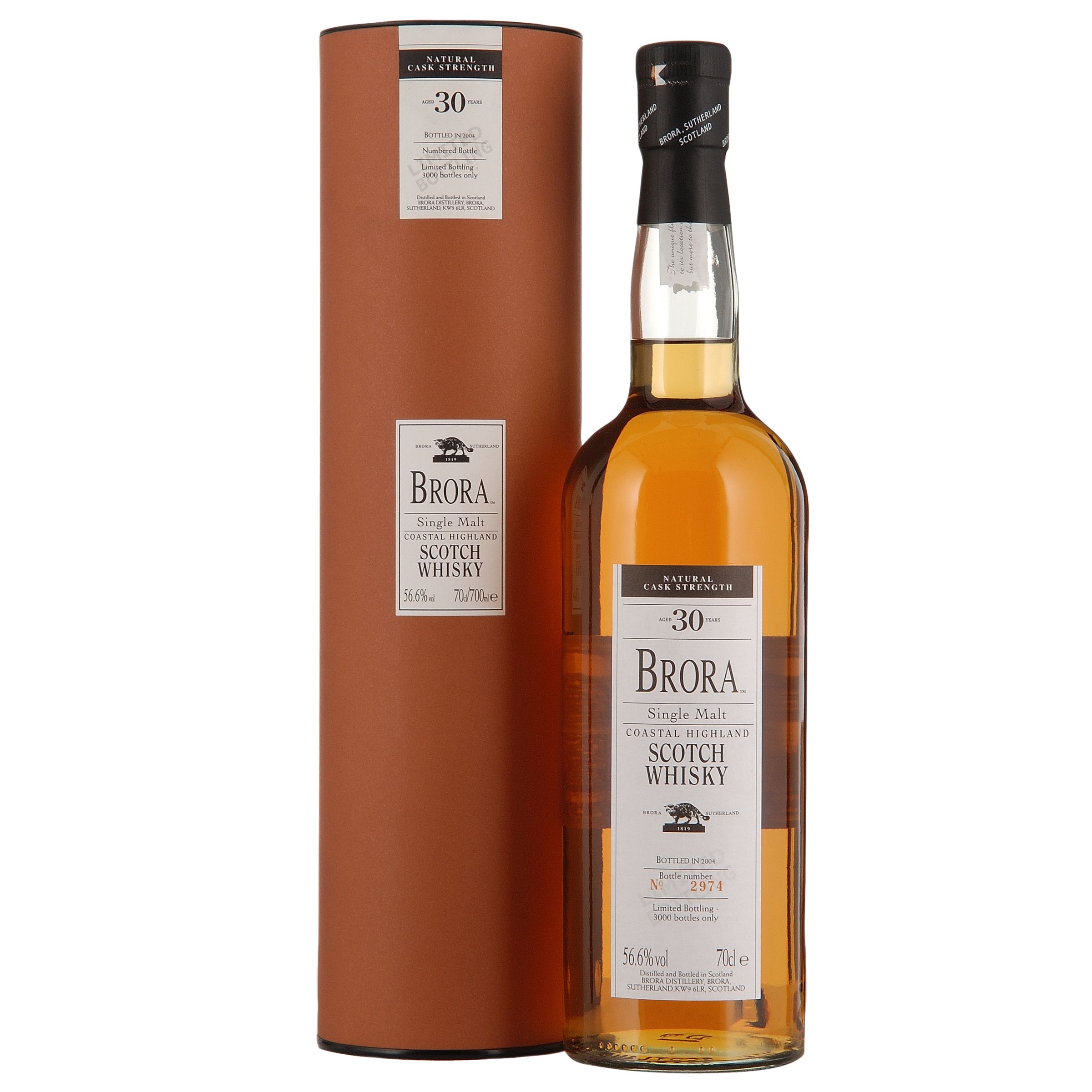 Brora 30-Year-Old Highland Malt Whisky Single Bottle Gift