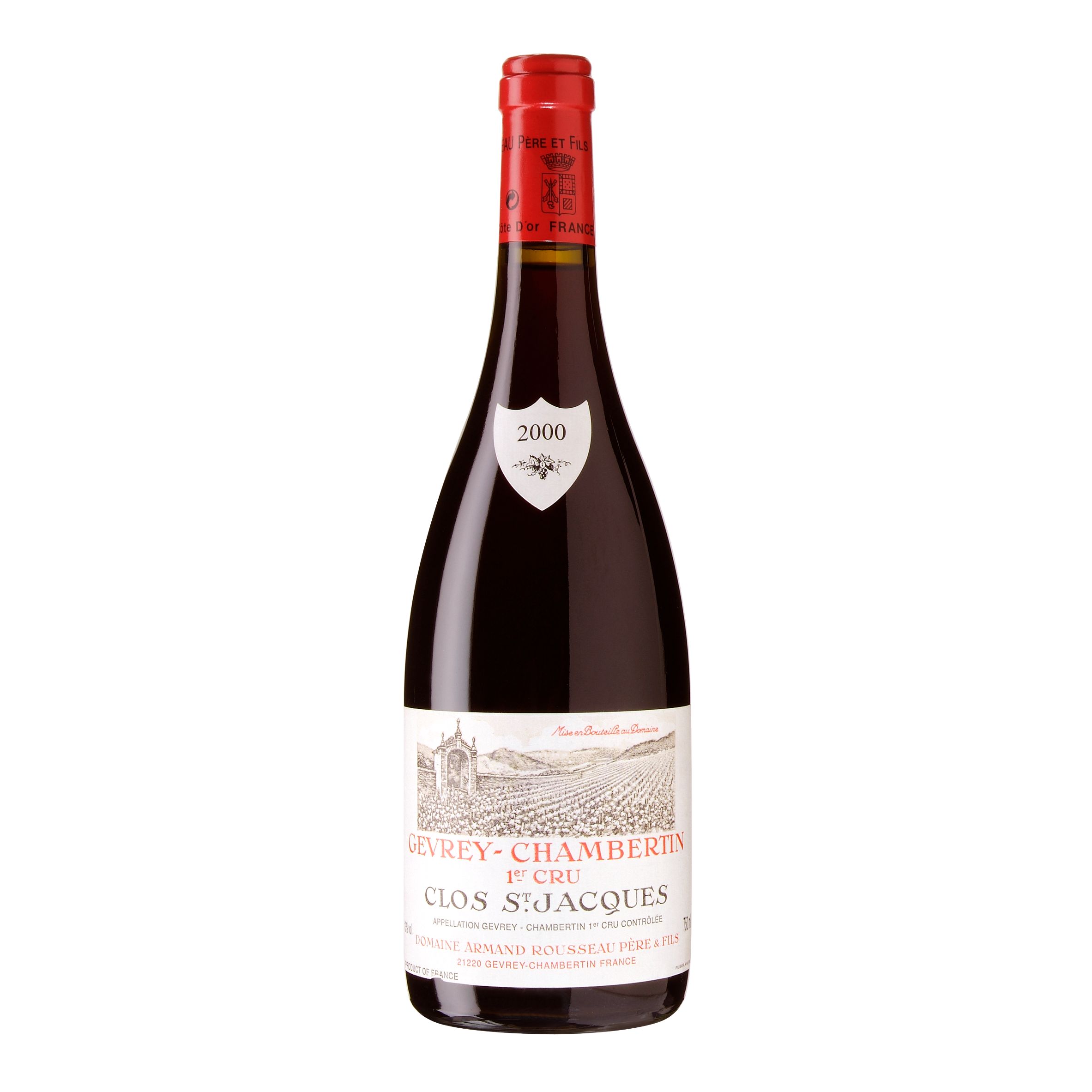 Domaine Armand Rousseau Clos St Jacques Premier Cru 2000 Gevrey Chambertin, Burgundy, France