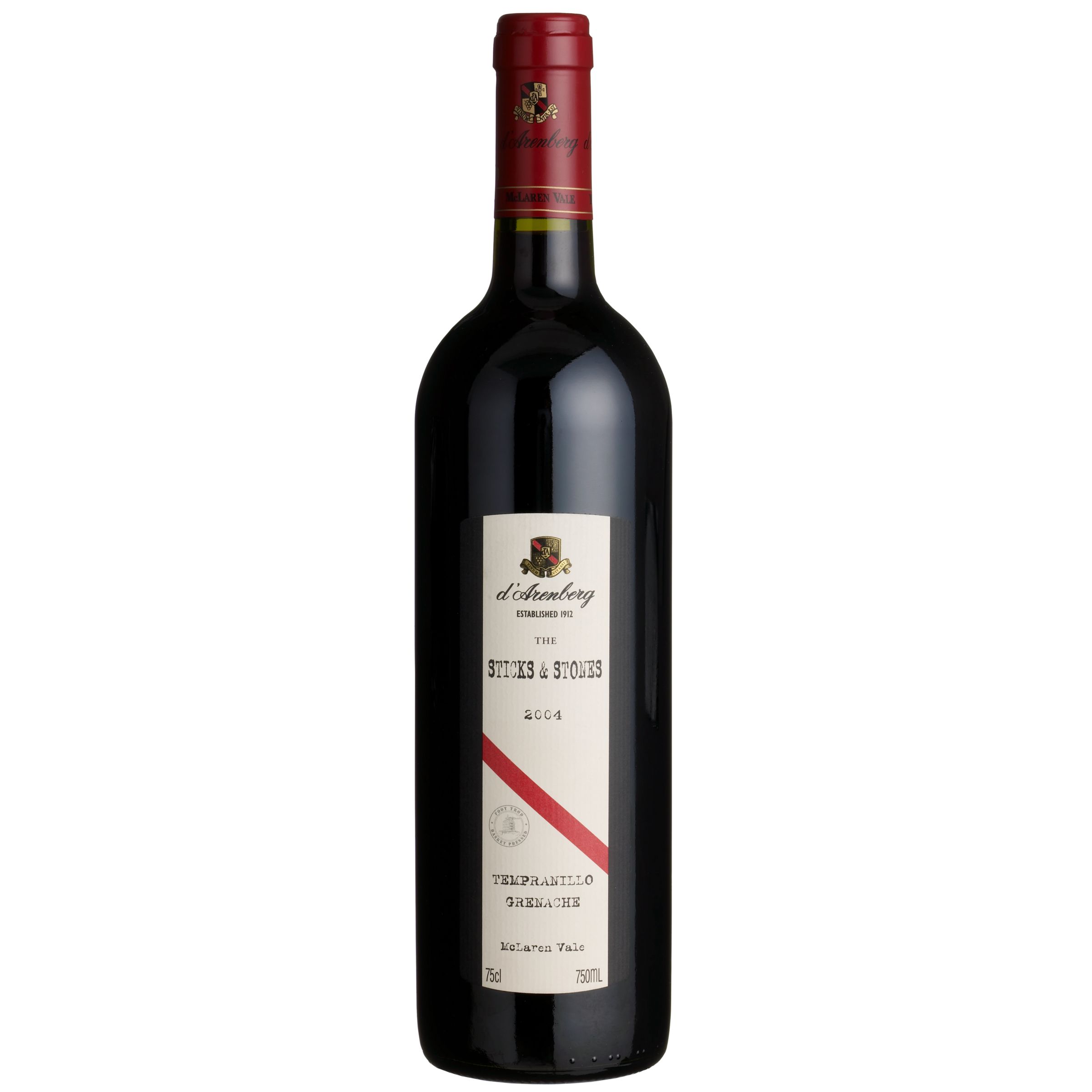 d'Arenberg'The Sticks & Stones' Tempranillo / Grenache 2004 McLaren Vale, S. Australia