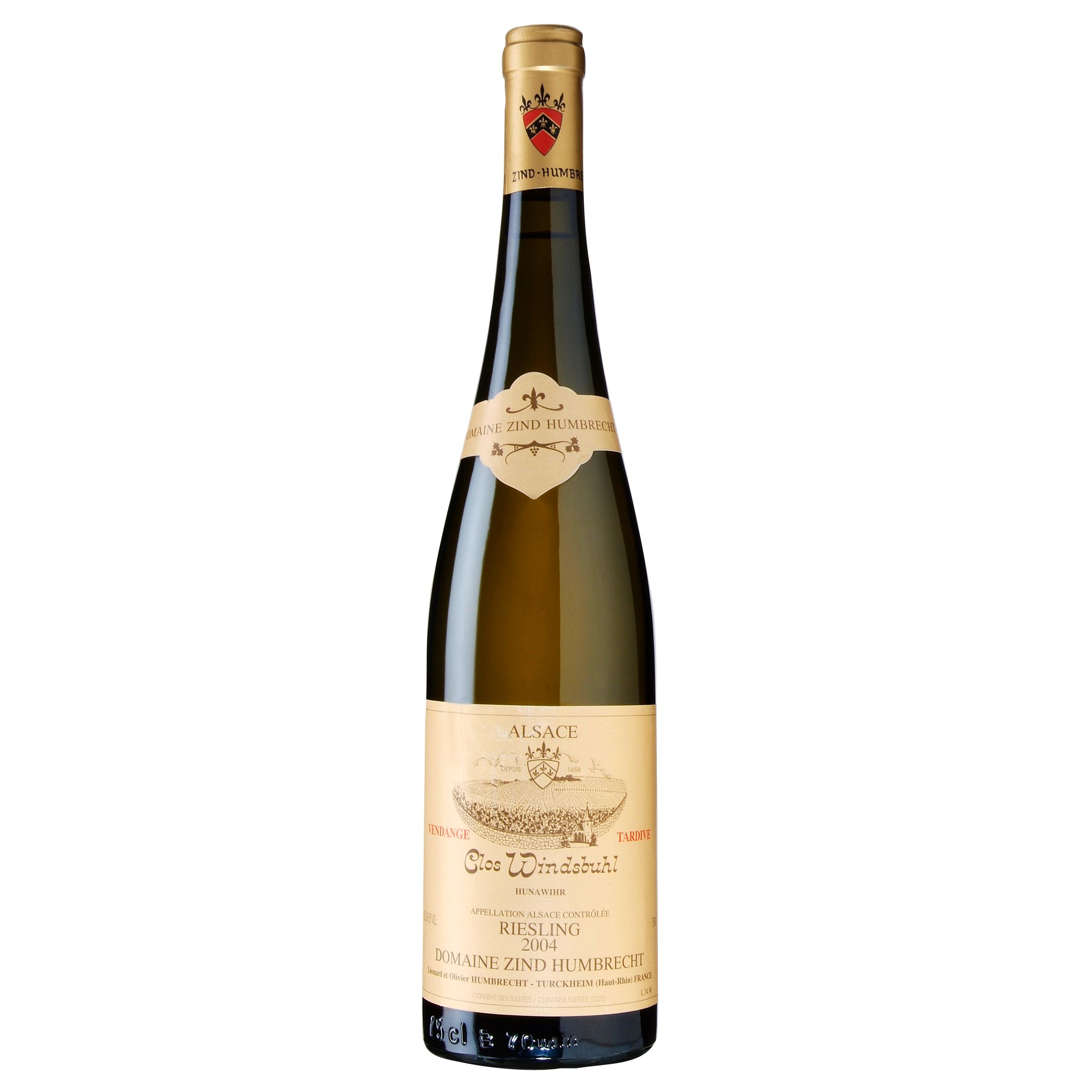 Domaine Zind-Humbrecht Riesling Clos Windsbuhl Vendange Tardive 2004 Alsace, France