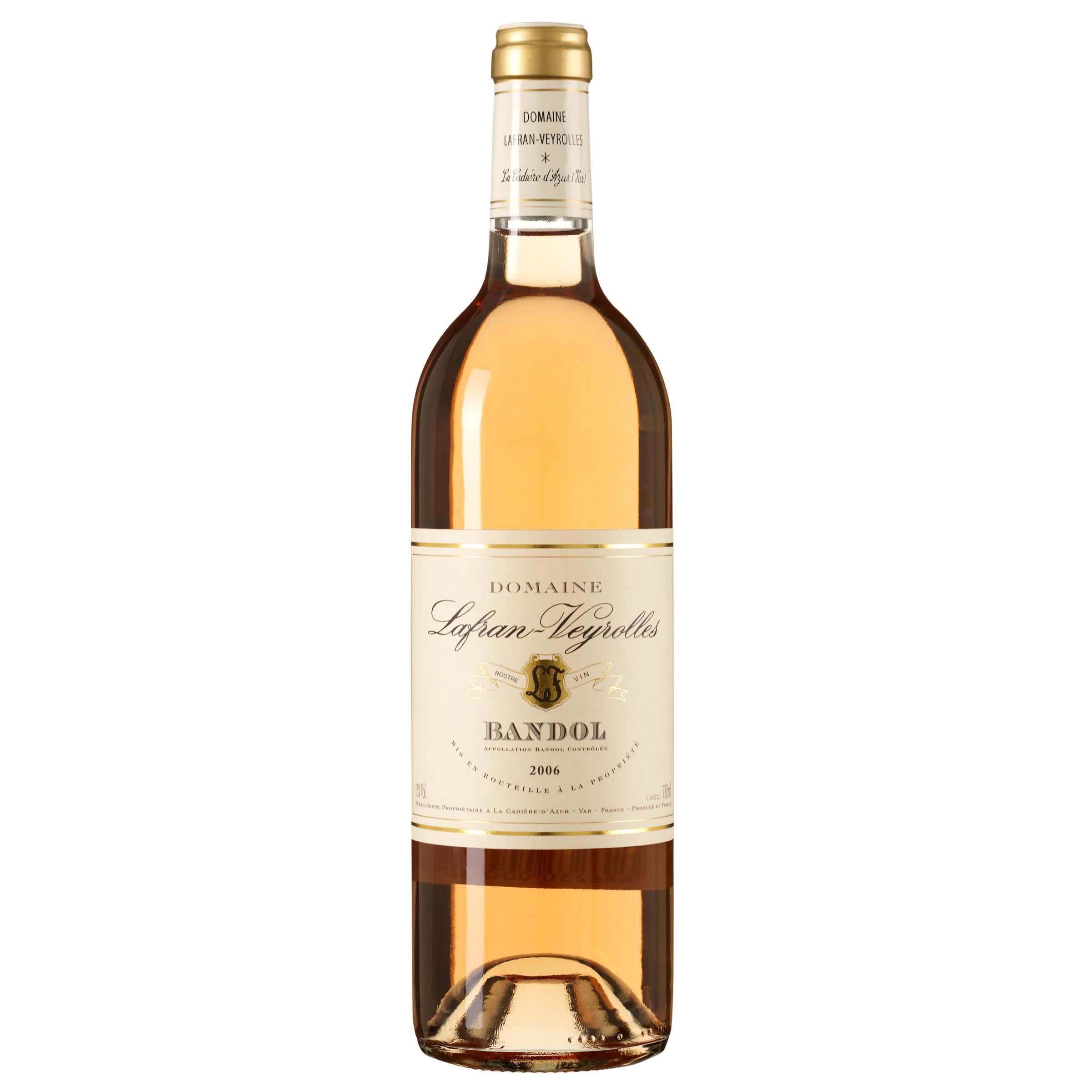 Domaine Lafran-Veyrolles Rosé 2006 Bandol, South of France