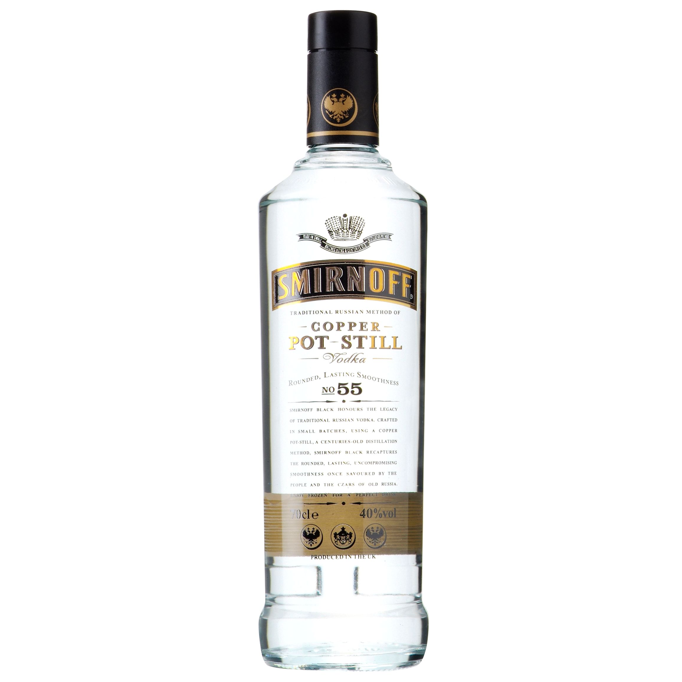 Smirnoff Vodka, Black Label