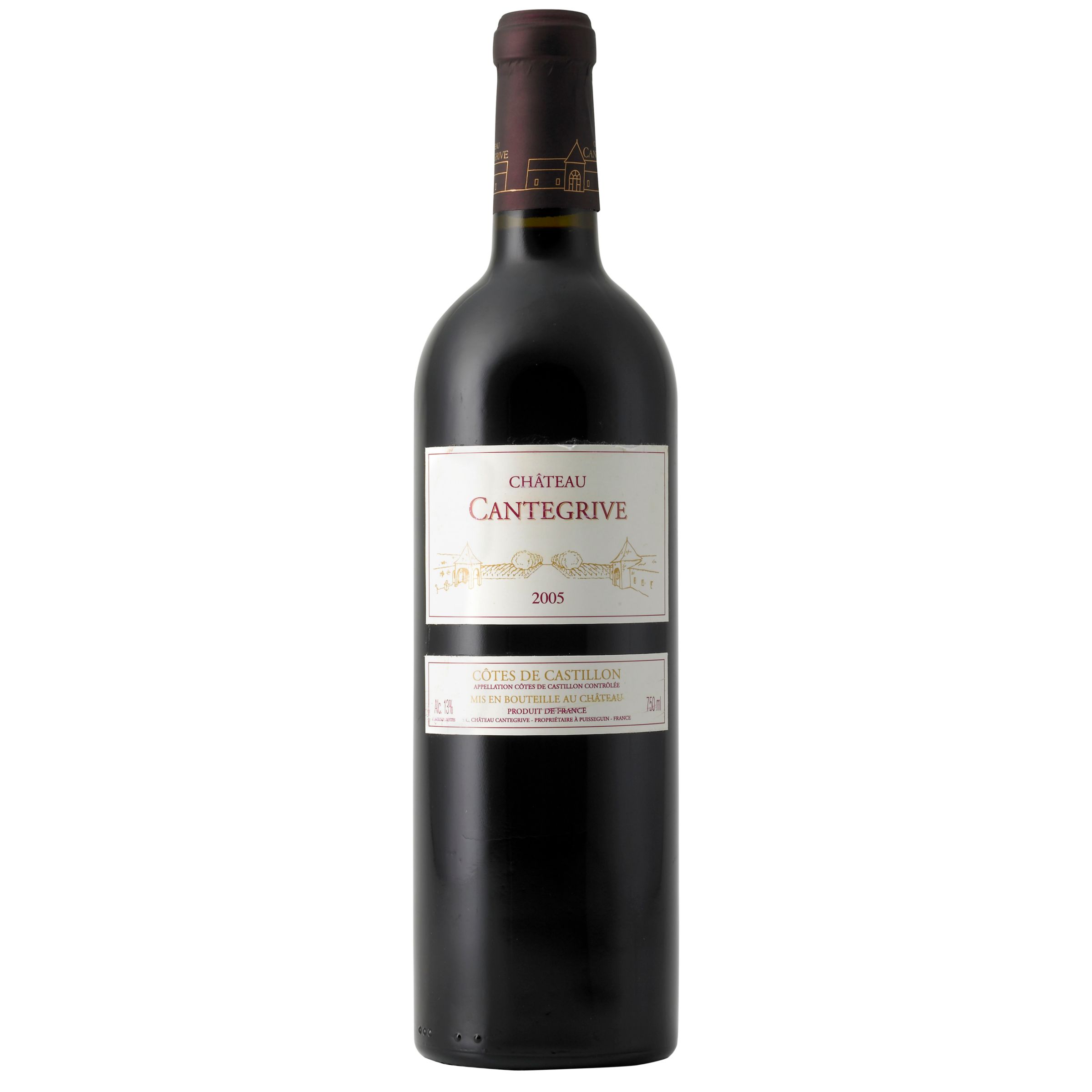 Château Cantegrive 2005 Côtes de Castillon, Bordeaux, France
