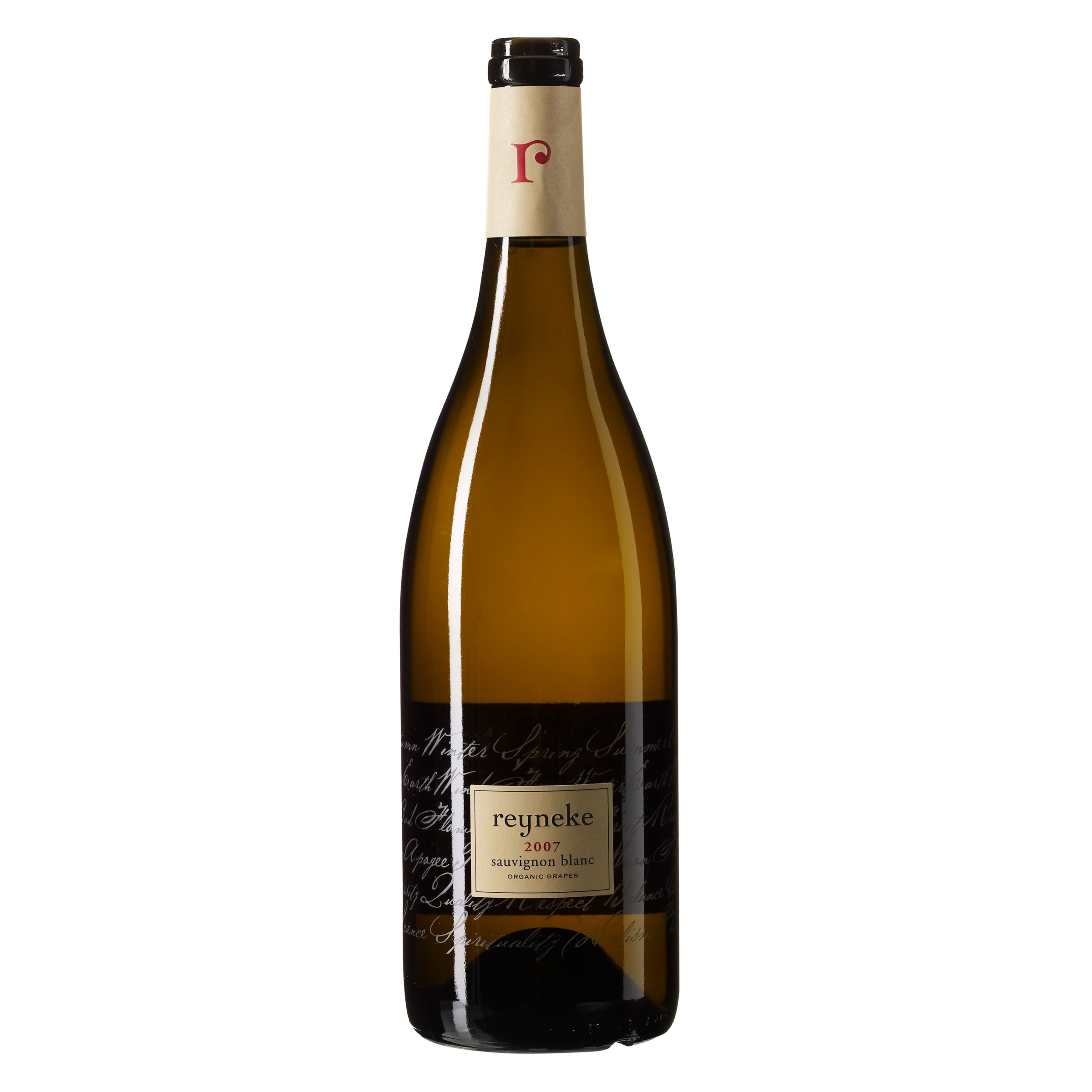 Reyneke Organic Sauvignon Blanc 2007 South Africa	