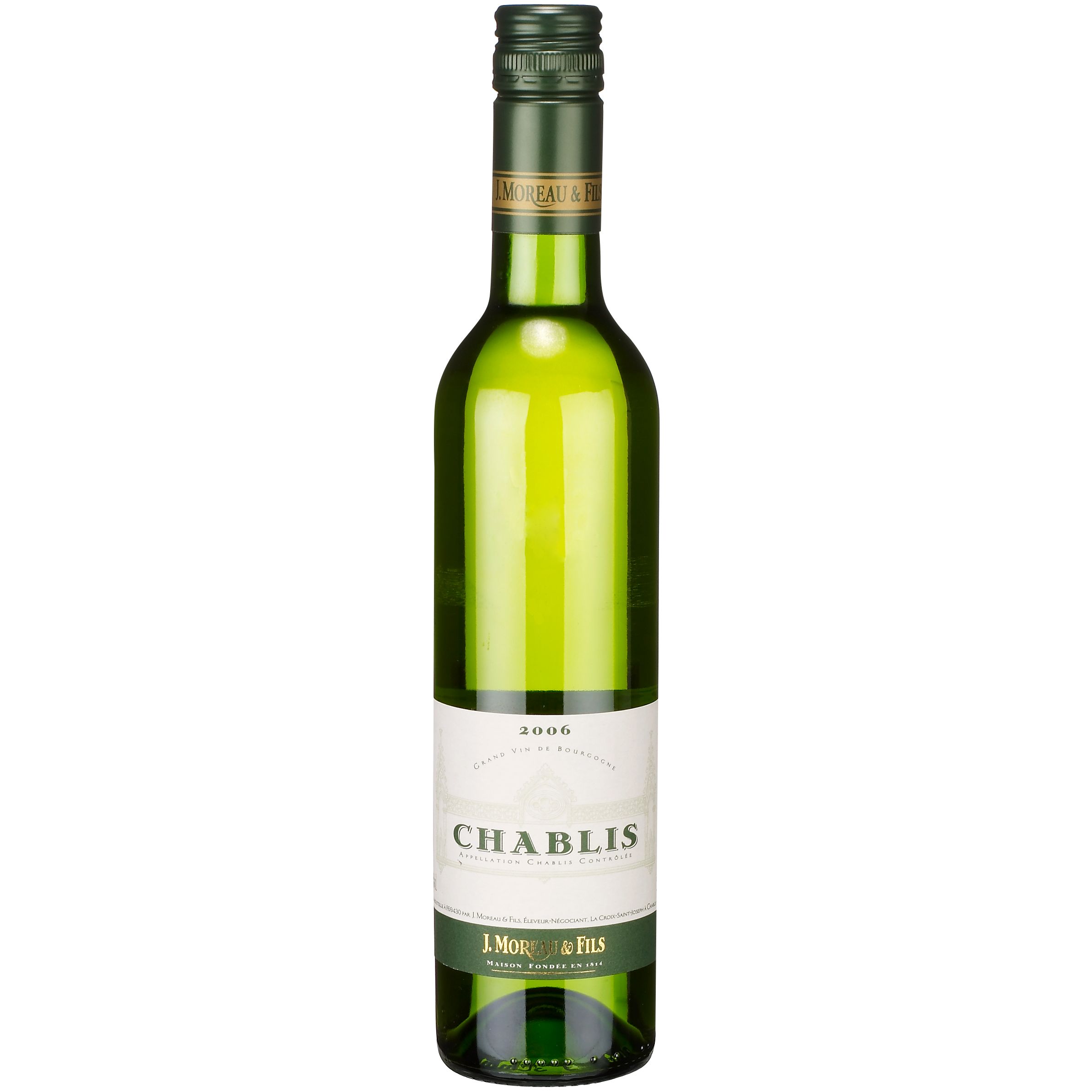 J Moreau, Vin a Deux 2006 Chablis, Burgundy, France, 50cl