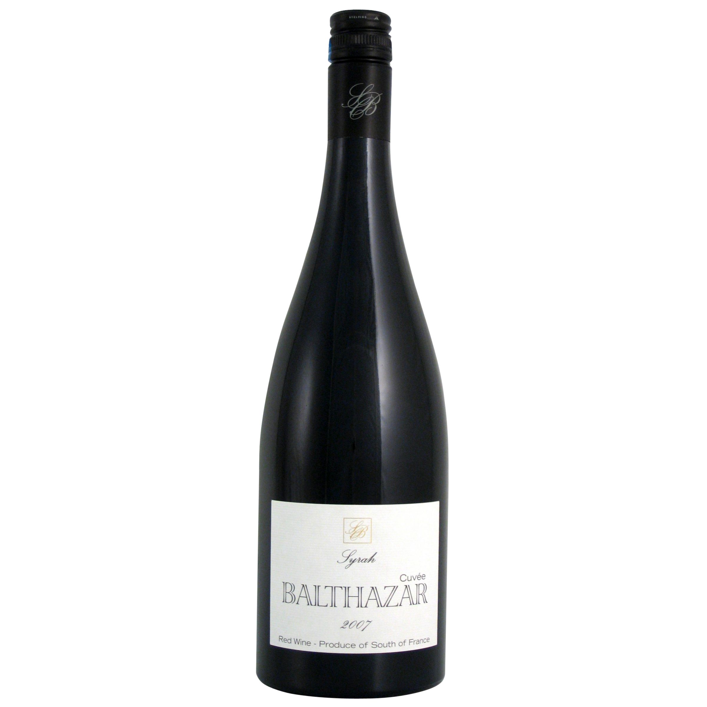 Cuvée Balthazar Syrah 2007 Vin de Pays d’Oc, South of France