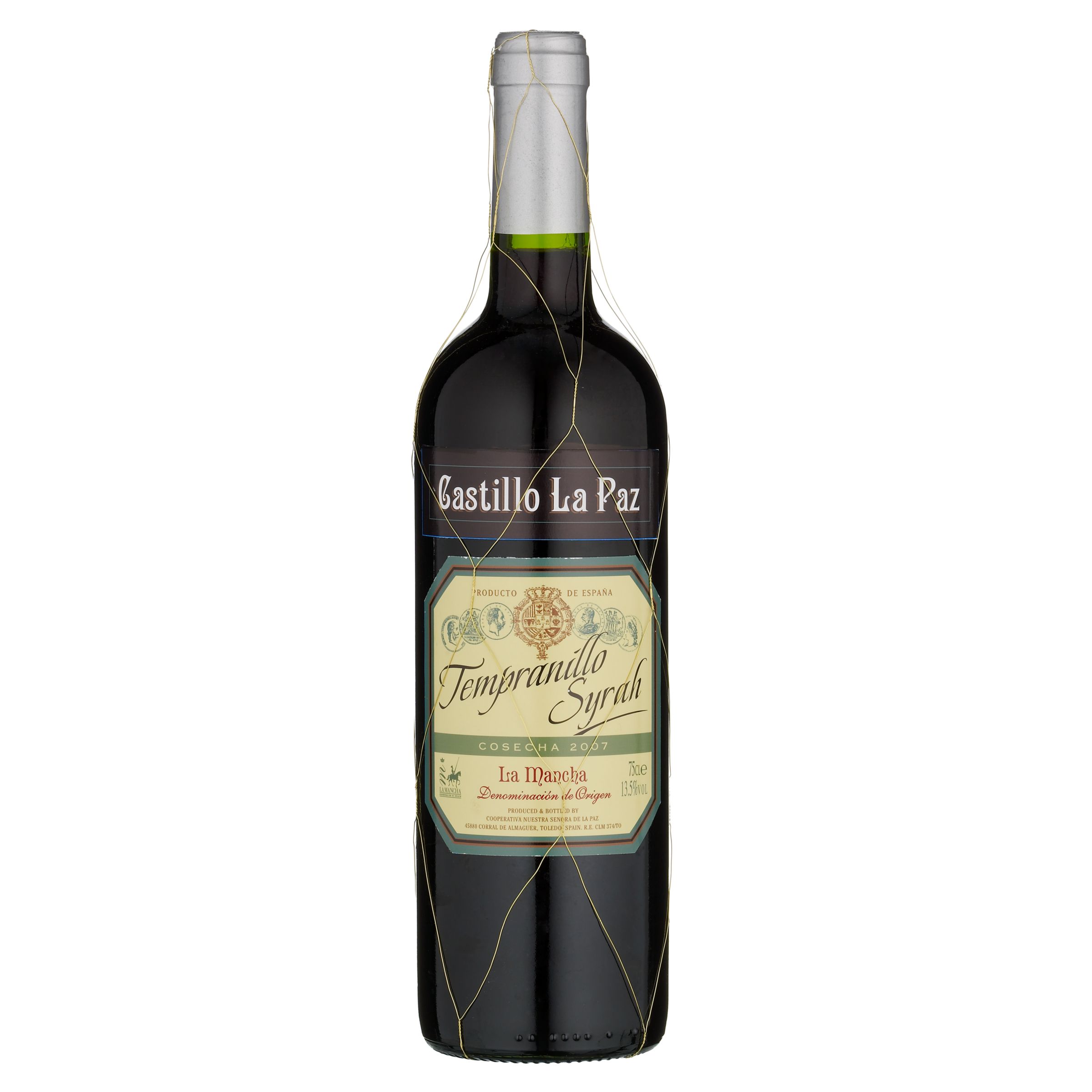 Castillo La Paz Tempranillo / Syrah 2008 La Mancha, Spain 