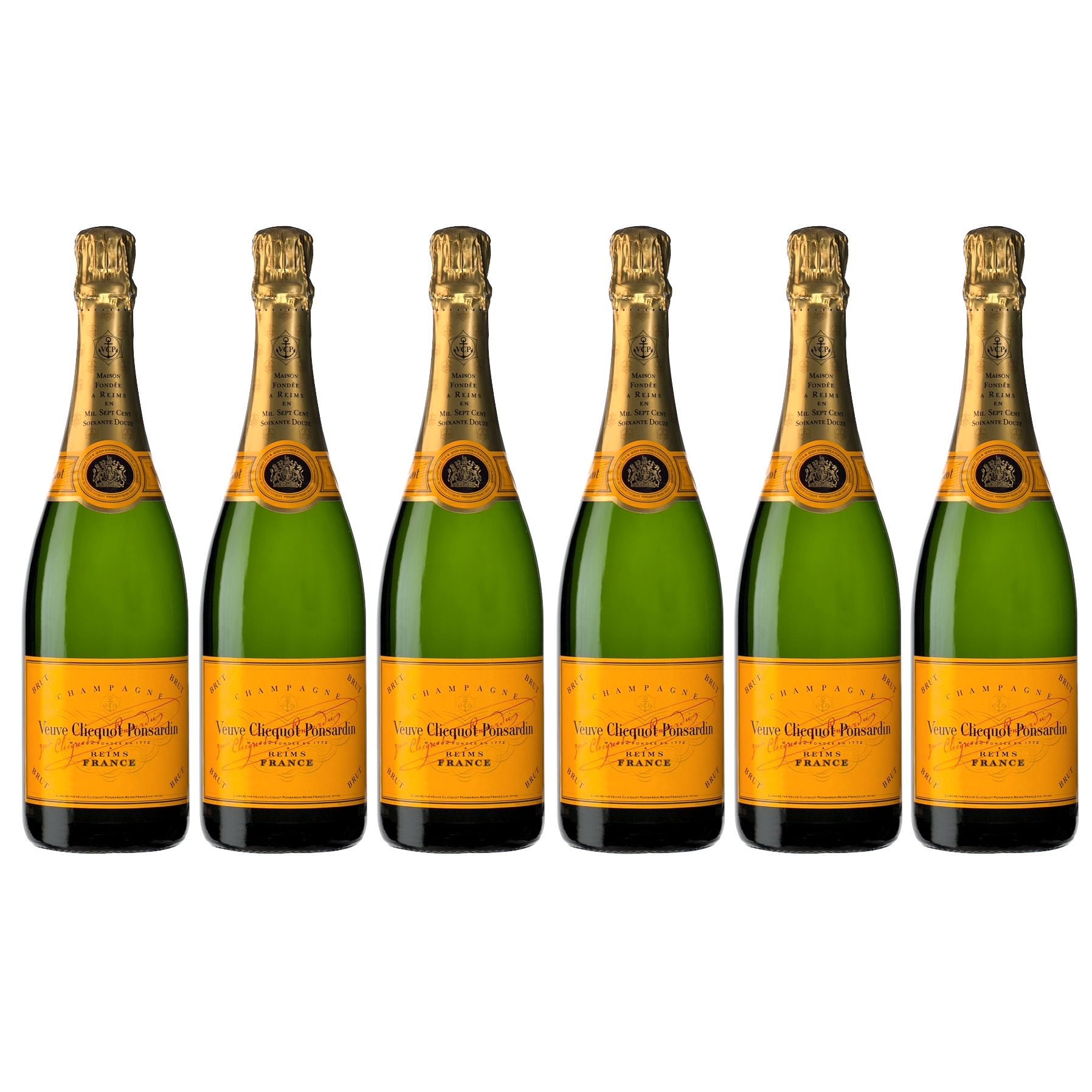 Veuve Clicquot Brut NV Champagne, Case of 6