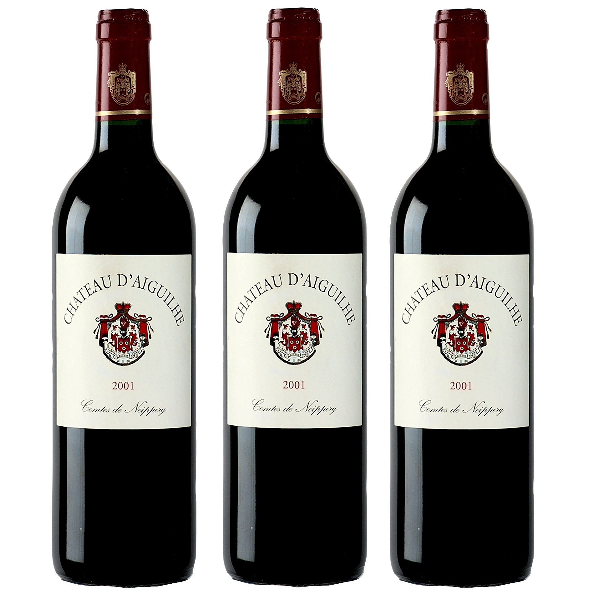 Château d'Aiguilhe 2003 Côtes de Castillon, Pack of 3