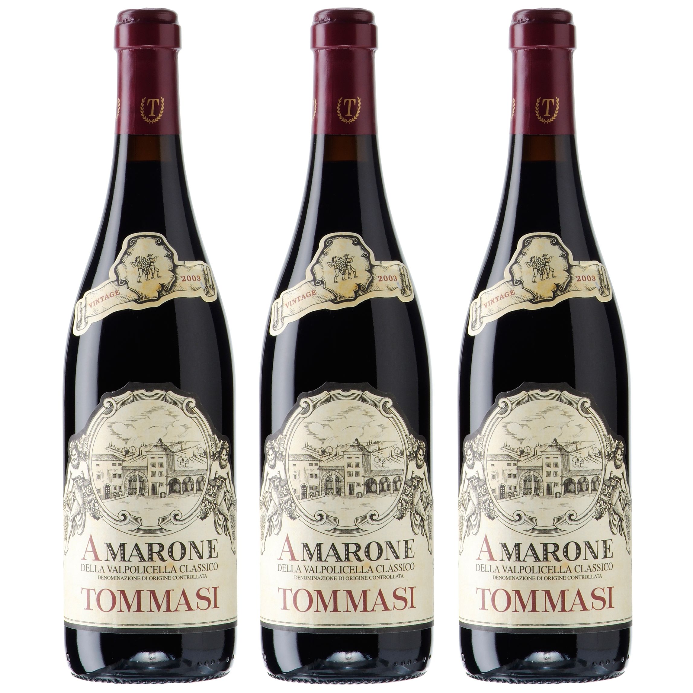 Tommasi 2003 Amarone della Valpolicella, Pack of 3
