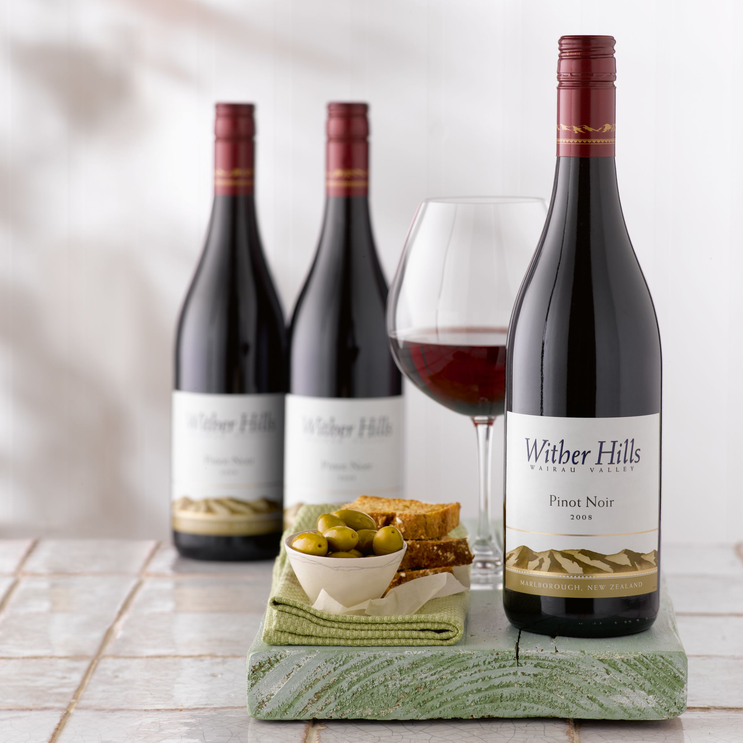 Wither Hills Pinot Noir 2005/06 Marlborough, Pack of 3