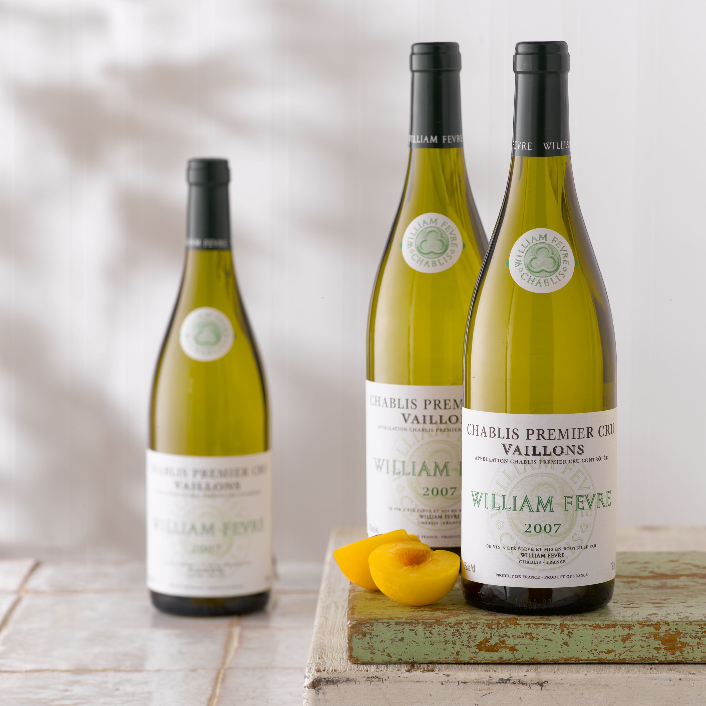 Domaine William Fèvre 2007 Chablis Premier Cru Vaillons, Pack of 3