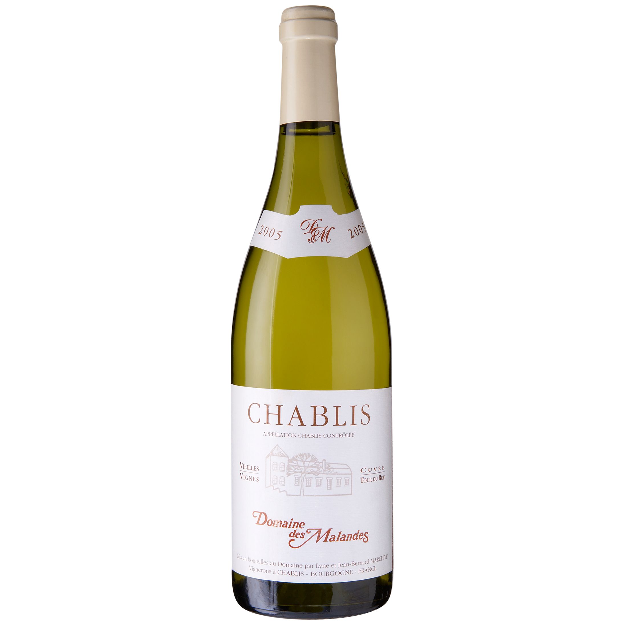 Domaine des Malandes, Cuvée Tour du Roy 2005 Chablis Vieillles Vignes, Burgundy, France