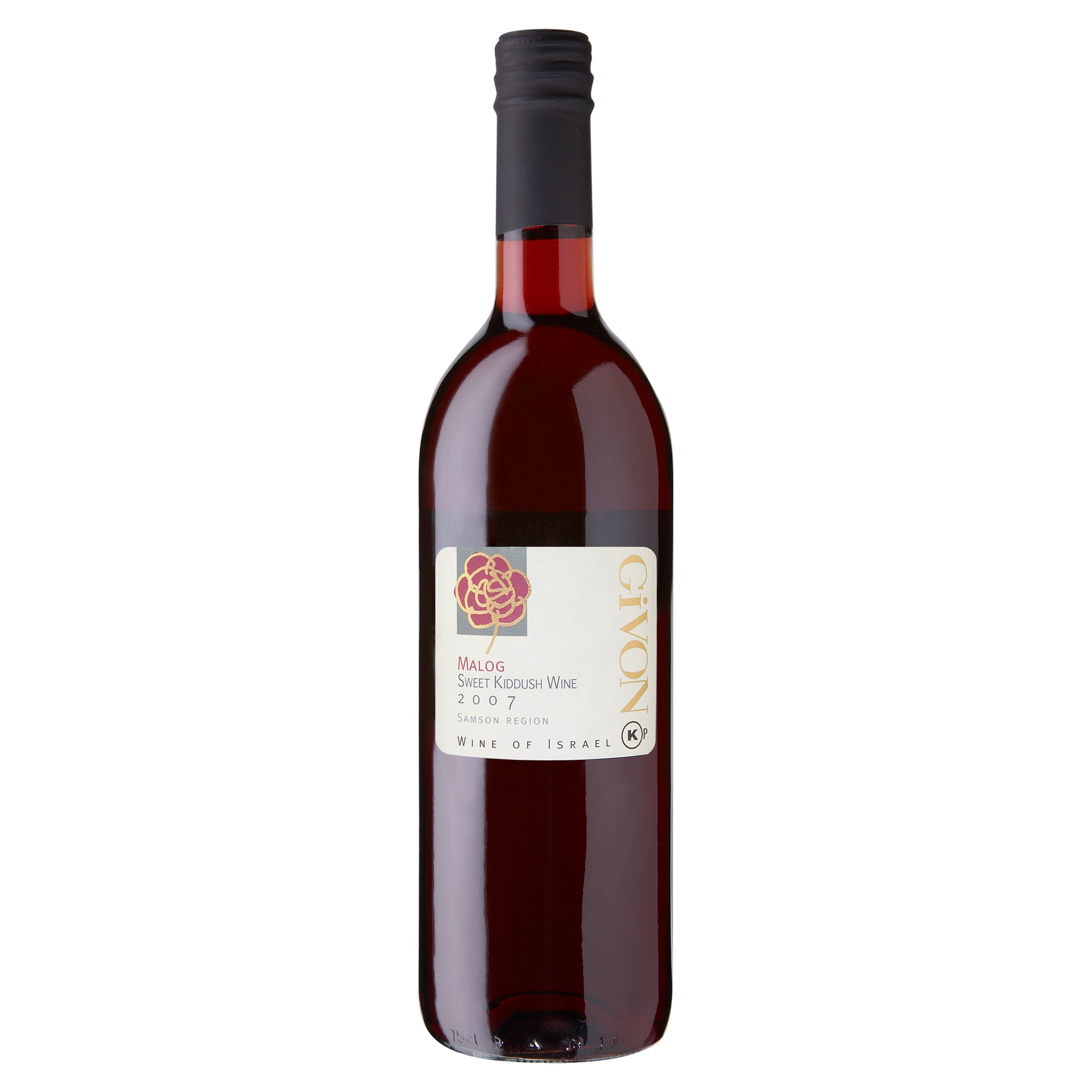 Givon Malog Sweet Kosher Wine 2007 Samson, Israel