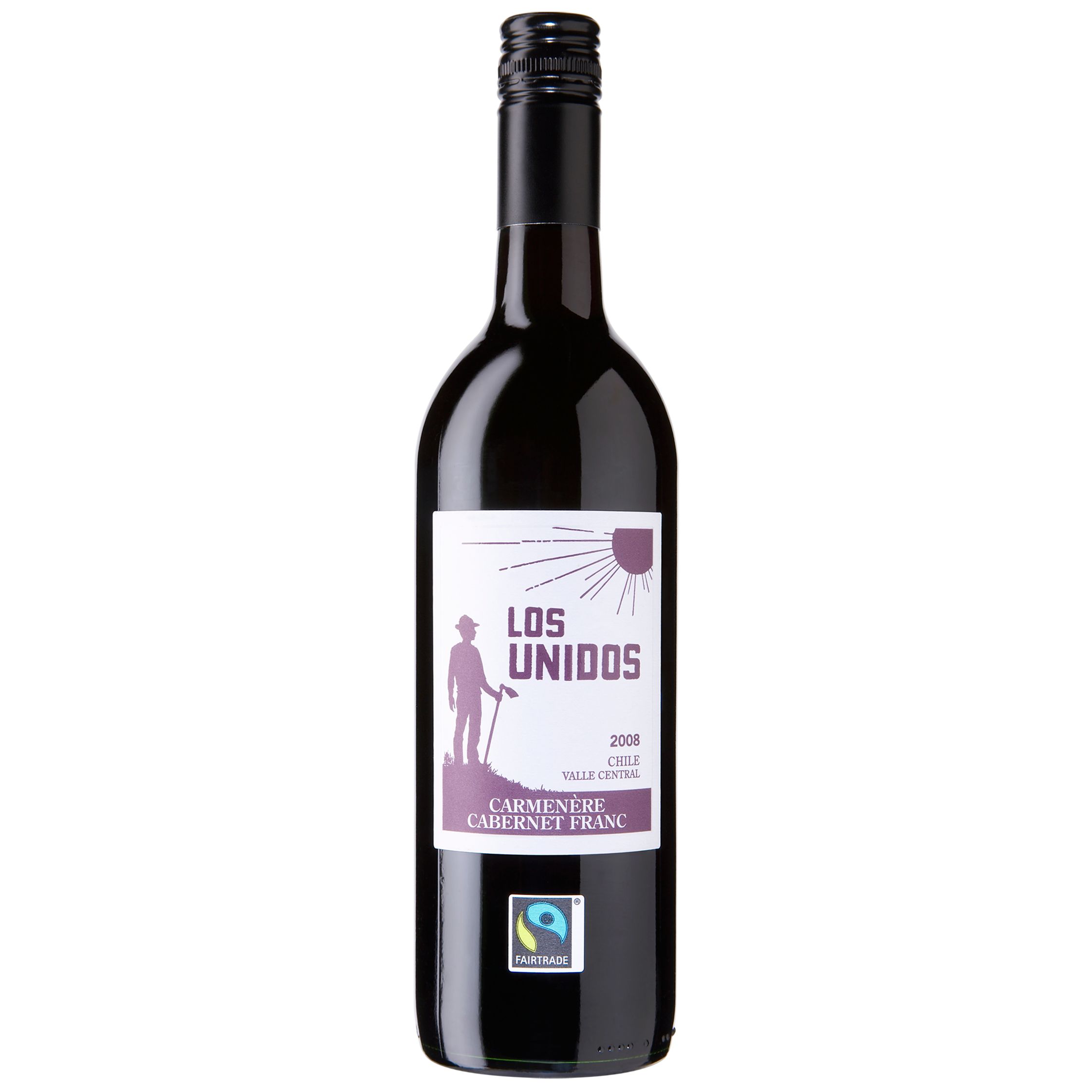 Los Unidos Fairtrade Carmenère / Cabernet Franc 2008 Central Valley, Chile 