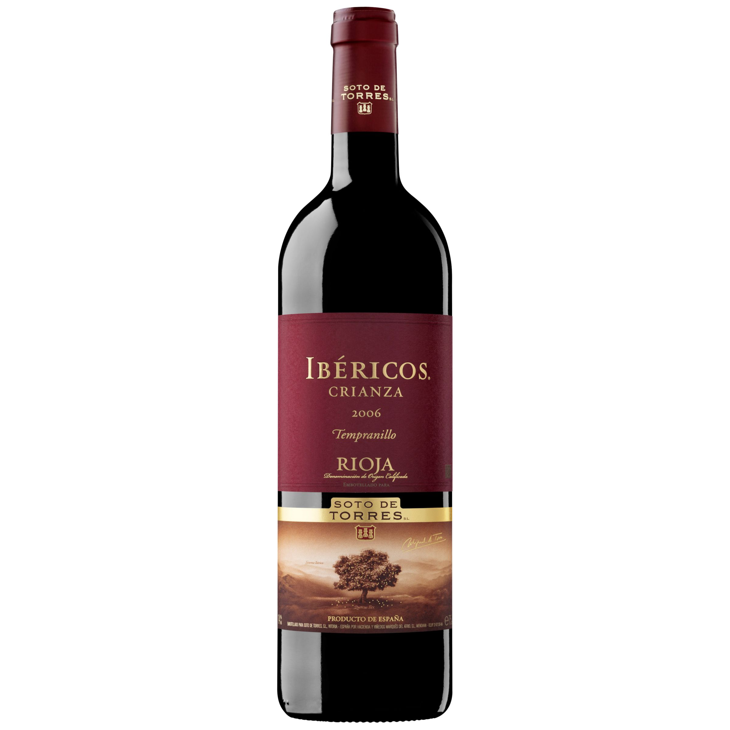 Torres Iberico 2006 Crianza, Rioja, Spain 	