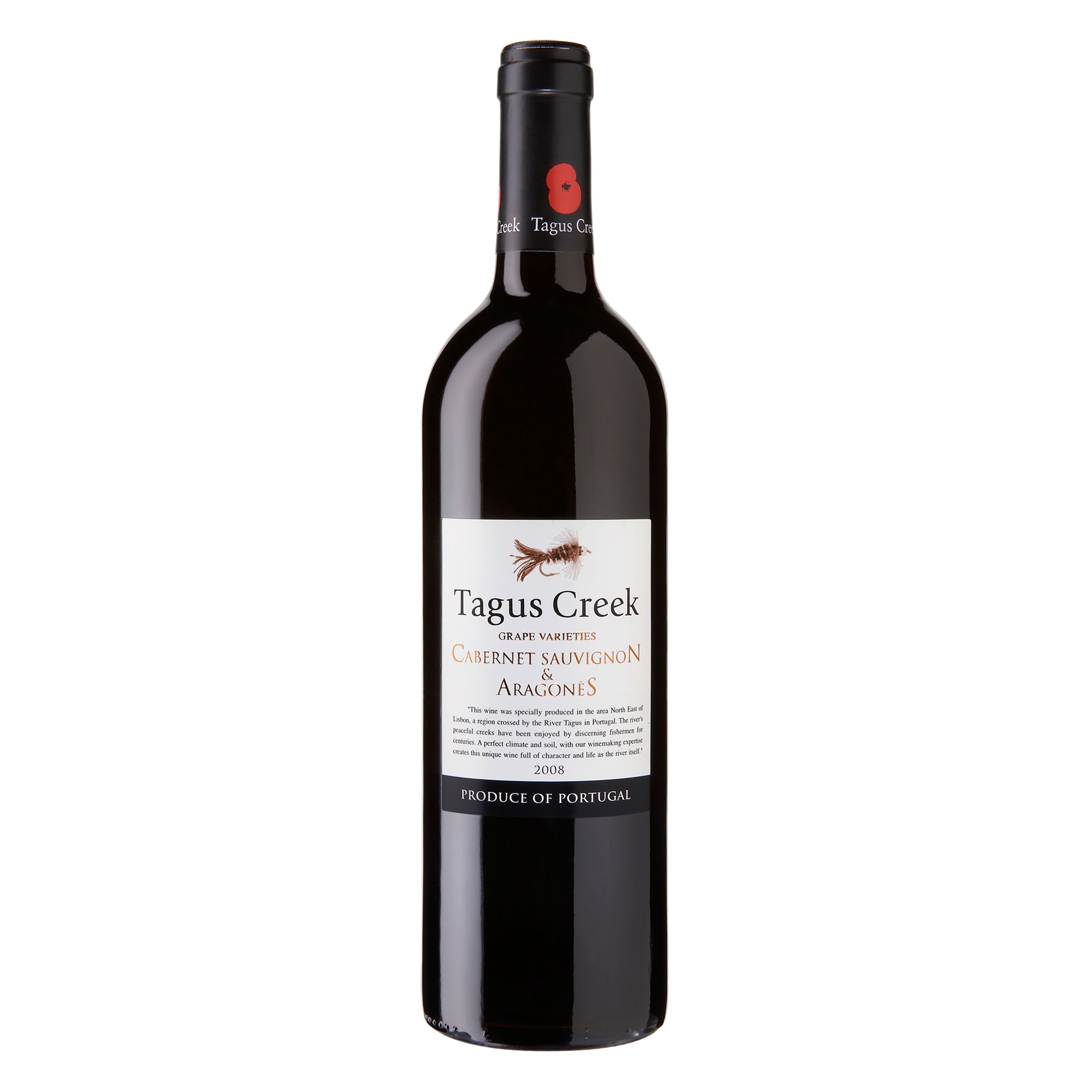 Tagus Creek Cabernet Sauvignon / Aragónez 2008 Ribatejo, Portugal