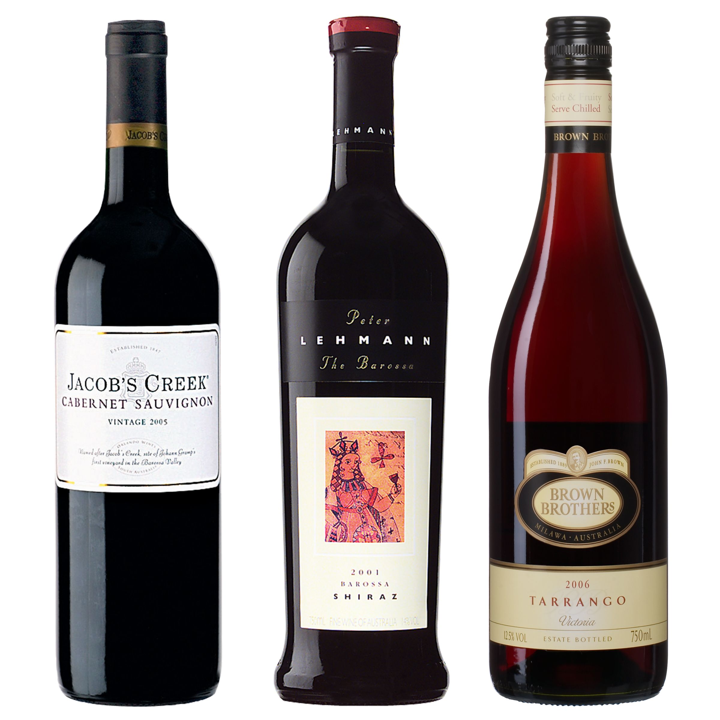 Australian Favourites Reds Mixed Case, £61 for 12, save £26