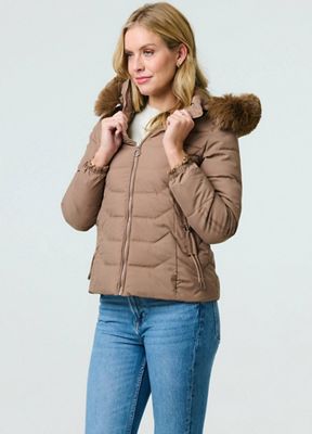 Together Fur Trim Coat