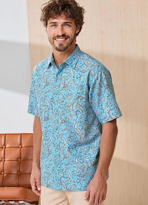 Longline Self Stripe Shirt