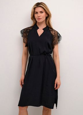 Pleat Strapless Dress