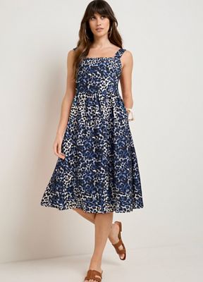 Printed Lace Trim Cami