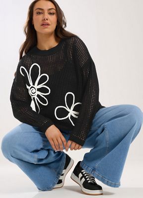 Amara Embroidered Mesh Dress
