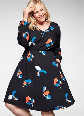 Spot Dress with FREE Belt