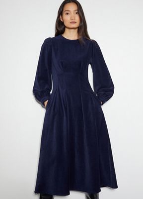 Print V-Neck Dress