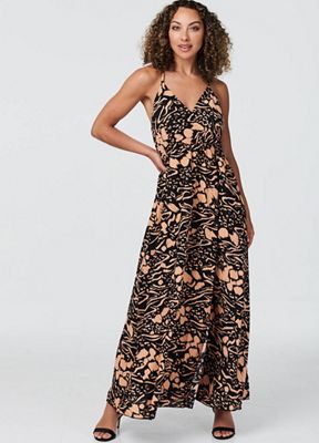 Hooch Pleat Print Dress