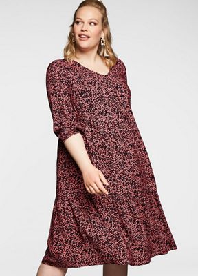 Amara Spot Print Wrap Dress