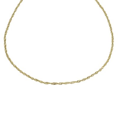 9ct yellow gold fancy chain necklace - Product number 1007556
