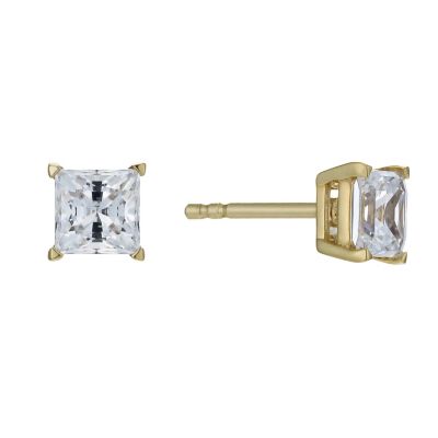 Lumiere 18ct Gold-Plated With Swarovski Zirconia Earrings - Product number 1012797