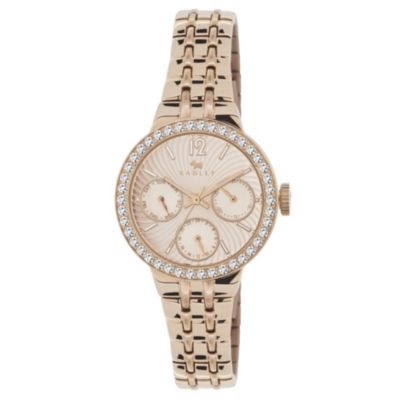 Radley Ladies' Stone Set Rose Gold-Plated Bracelet Watch