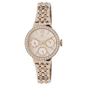 Radley Ladies' Stone Set Rose Gold-Plated Bracelet Watch