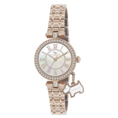 Radley Ladies' Stone Set Rose Gold-Plated Bracelet Watch - Product number 1013440