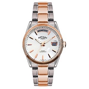 Rotary Men's Two Colour Bracelet Watch